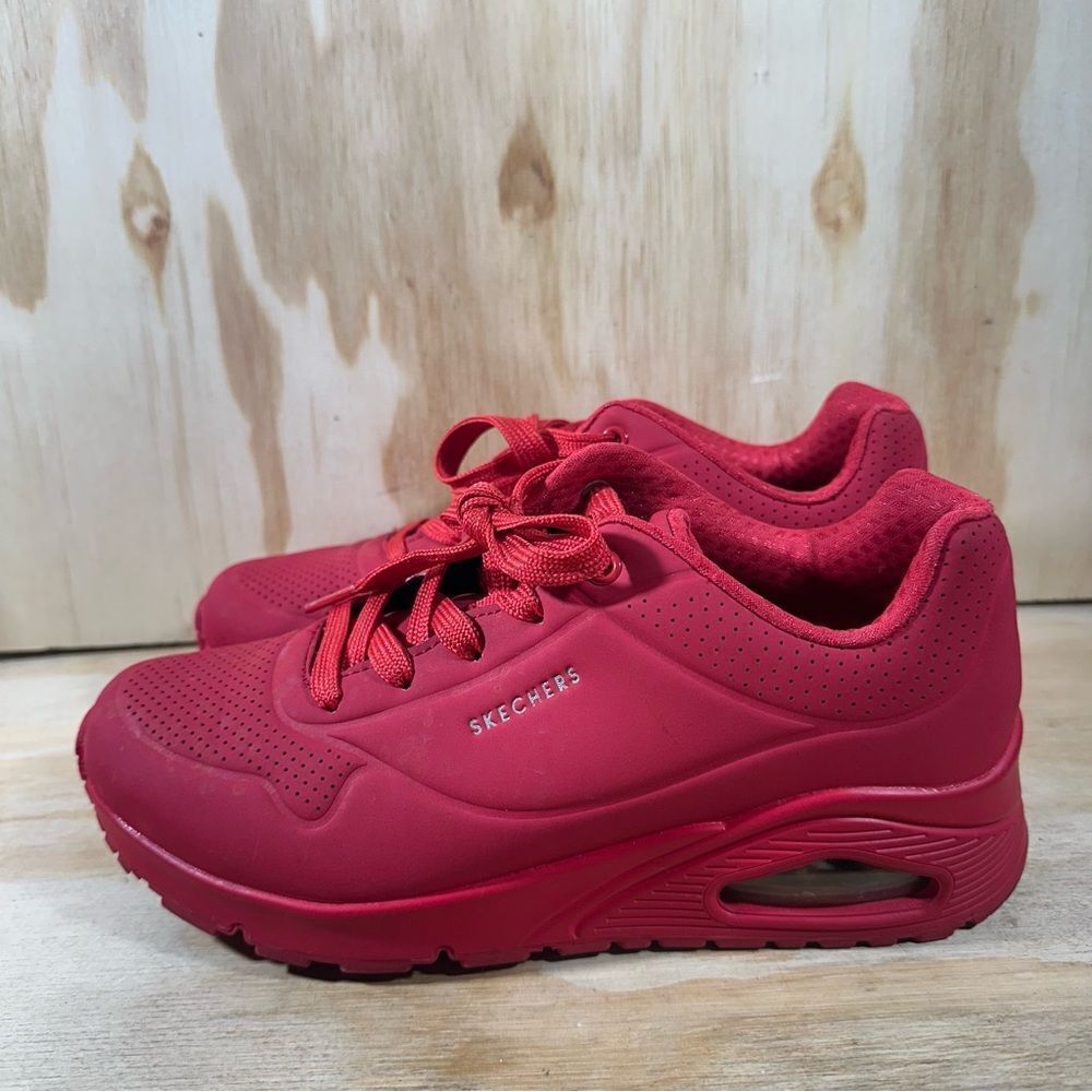 Skechers Uno Red Sneakers Women’s Size 7.5